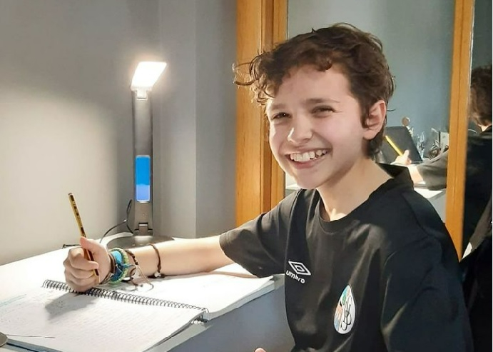 La preciosa carta de Hugo, el superhéroe del Salamanca UDS que lucha contra una dura enfermedad, al club de su vida