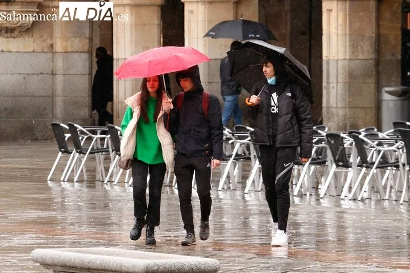 Salamanca, en riesgo amarillo por lluvia este jueves 