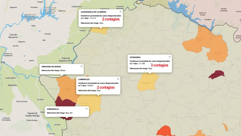 La nueva estrategia informativa sobre los datos covid refleja 7 contagios mayores de 60 años registrados en la última semana 