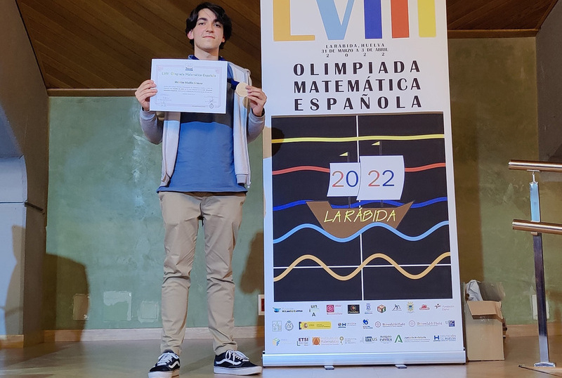 Medalla de plata para el salmantino Nicolás Maíllo en la Olimpiada Matemática Española