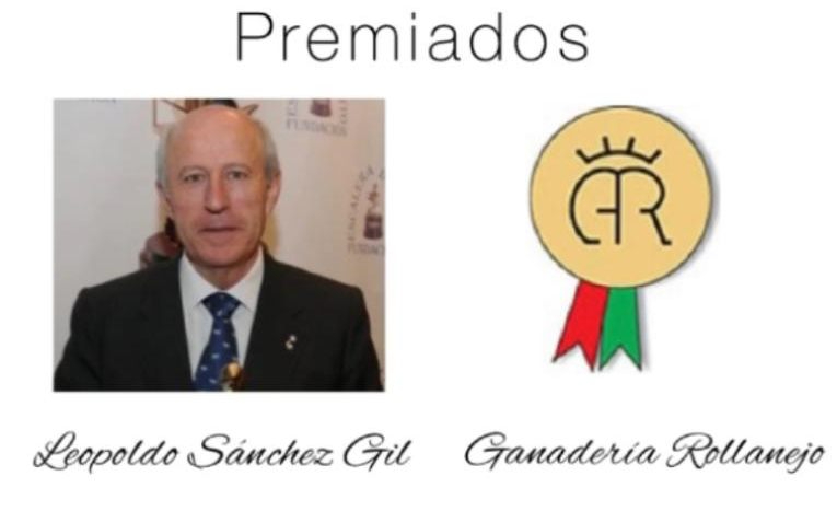  Leopoldo Sánchez Gil y la ganadería de Rollanejo, primeros premios Serrín y Azabache de Sentir Torero