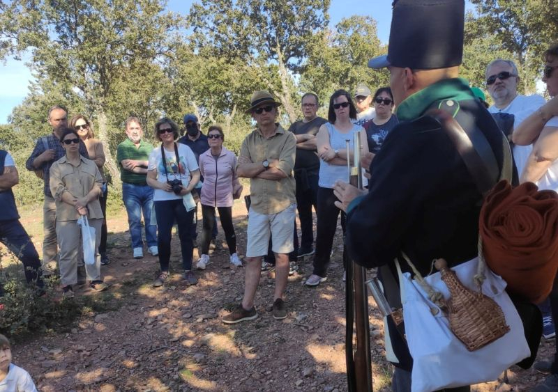 El público conoce de primera mano la historia de la batalla de Tamames