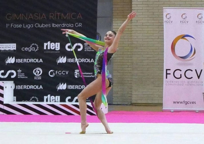 El Club Rítmica Salamanca completa con éxito la fase inaugural de la complicada Primera División