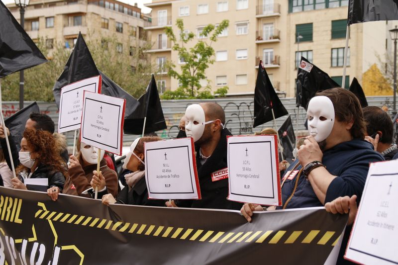 Prevenir para no morir, UGT y CCOO exigen el compromiso de las empresas por la salud de sus trabajadores