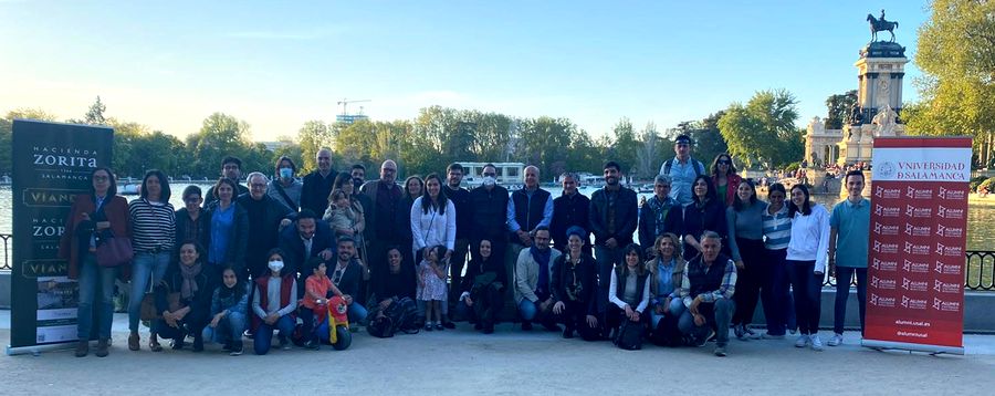 Los salmantinos que disfrutaron el Lunes de Aguas en el Retiro de Madrid