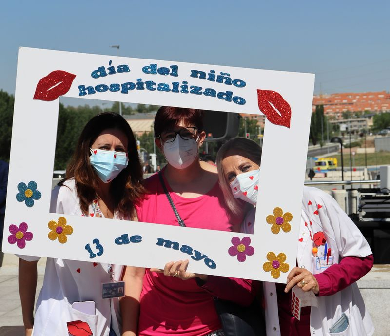 Besos y canciones para celebrar el día del Niño Hospitalizado