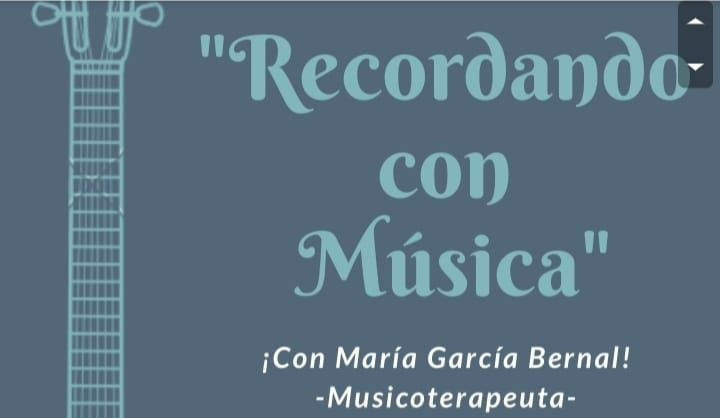 María García Bernal impartirá un taller musical destinado a personas con deterioro cognitivo