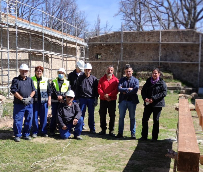 La ermita de San Marcos de Cepeda recibe una nueva cubierta gracias a una acción formativa de empleo