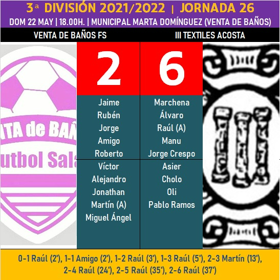 El III Senior cierra el curso en una fantástica 5ª plaza y con el co-pichichi para Raúl Herrero