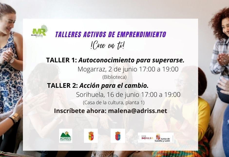 Los talleres Cree en ti llegan a Mogarraz y Sorihuela