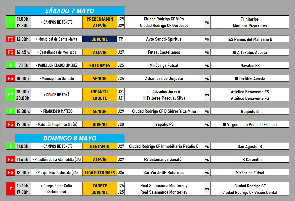 /AD [7|8 MAY] El Miróbriga Futsal afrontará un doblete de partidos en menos de 24 horas