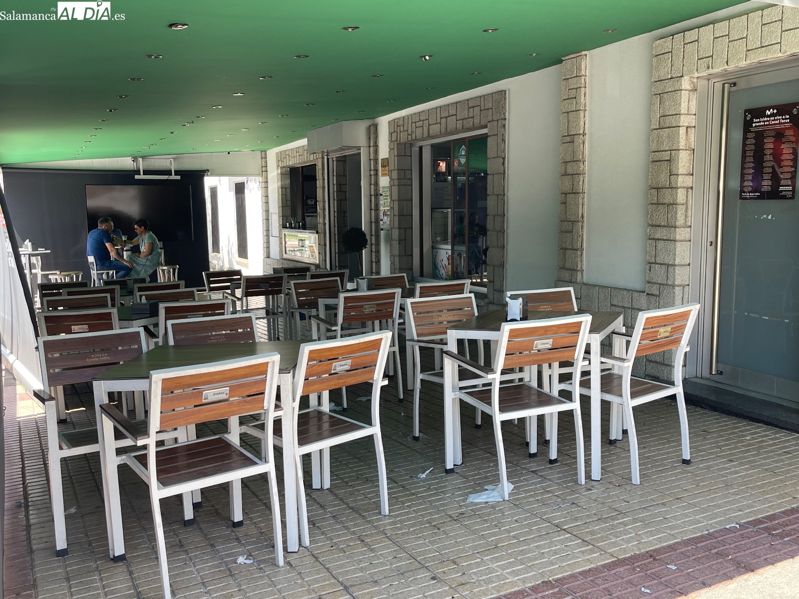 Concedido un permiso ‘excepcional’ para instalar tv en las terrazas de hosteleria para la final de la Champions