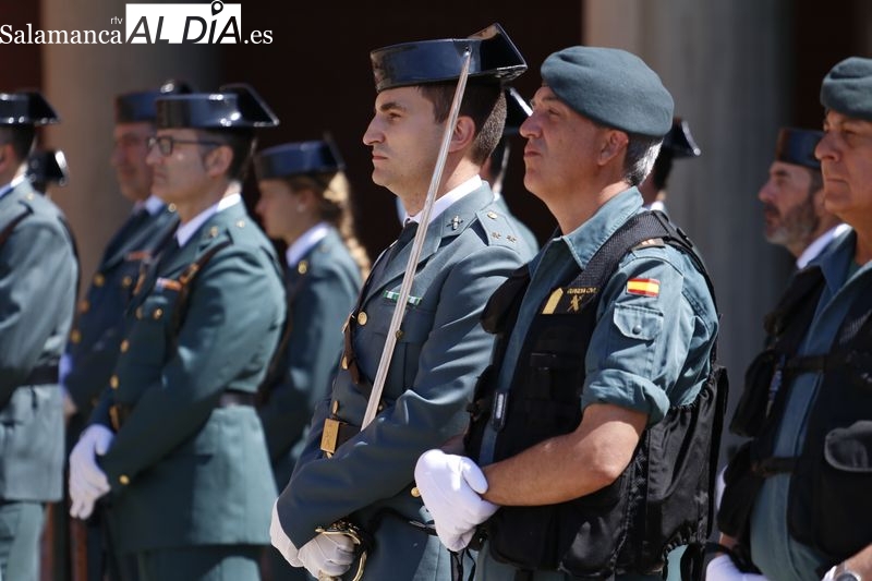 La celebración en Salamanca del 178 aniversario de la Guardia Civil