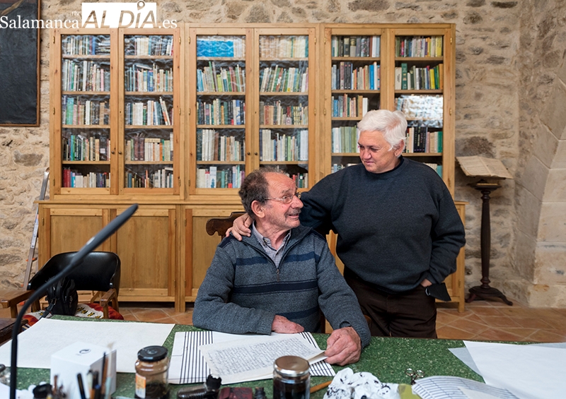 Juzbado, la biblioteca de hojas y ramas de Augusto y Ana