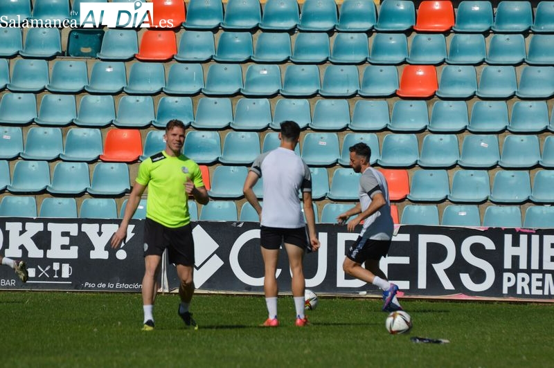 El Salamanca UDS vive el último entrenamiento abierto de Liga con el sueño de hacer la heroica