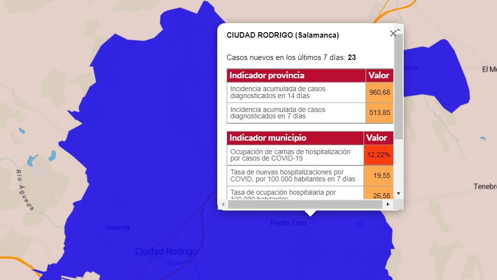 Un total de 32 localidades han registrado positivos en los últimos 14 días, 11 de ellas desde el viernes