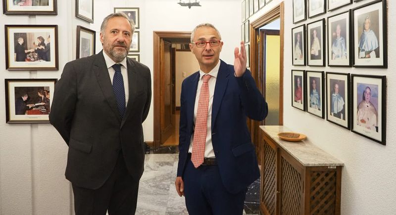 Buena sintonía del presidente de las Cortes de Castilla y León con las instituciones salmantinas