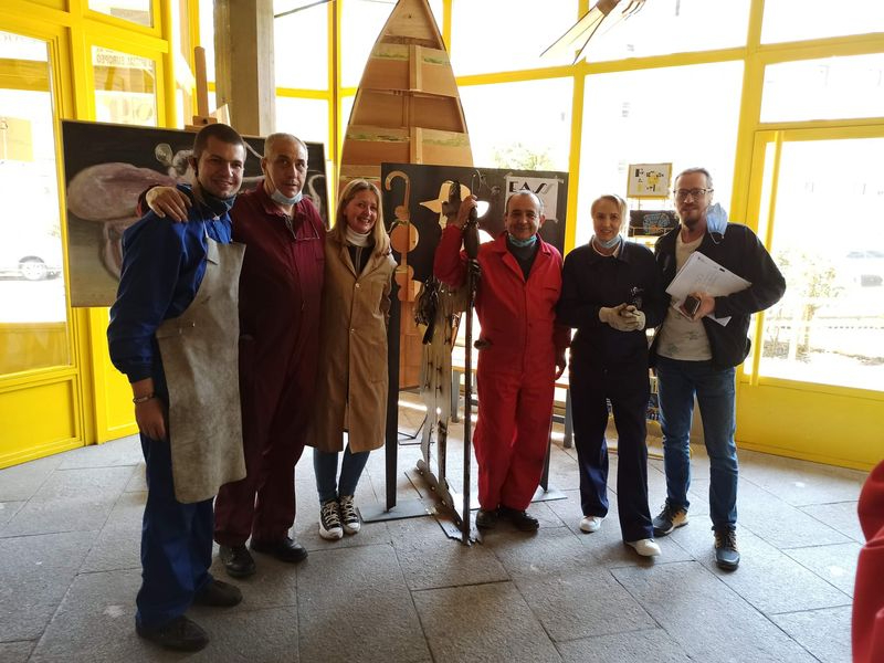 Las obras artísticas de los alumnos de la Escuela de Arte de Salamanca viajarán hasta la provincia de Lugo 