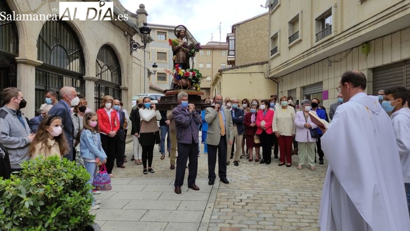 Guijuelo celebra San Isidro con misa y la tradicional bendición de campos