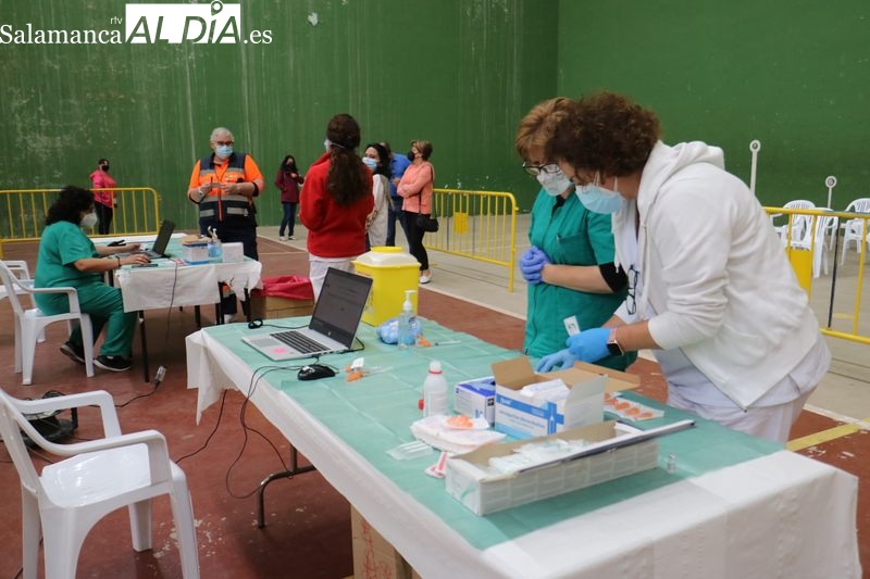 Normalidad en la vacunación de repesca en Vitigudino