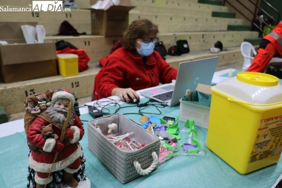 Repesca de vacunación COVID en el frontón de Vitigudino para mayores de 18 años y niños de 5 a 11 años