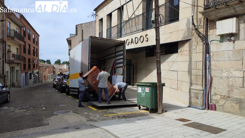 Comienza la mudanza hacia el nuevo Juzgado de Vitigudino