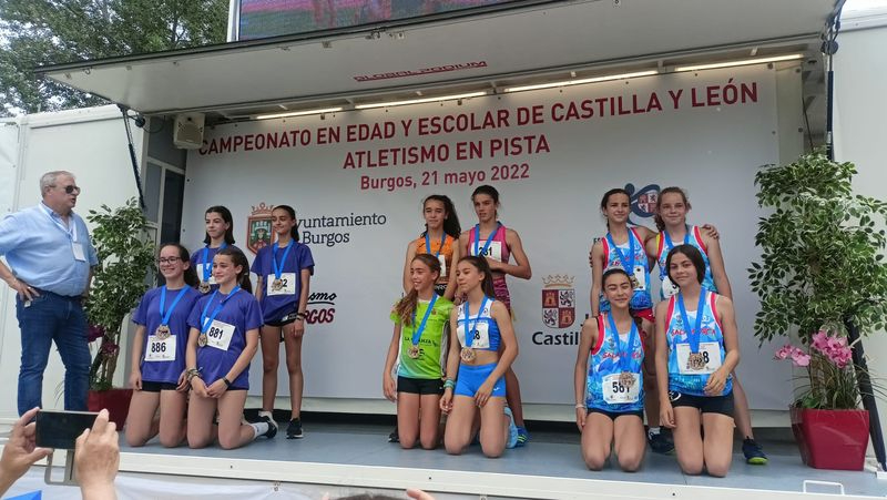 Medallas salmantinas en el Campeonato Escolar de Castilla y León de Atletismo