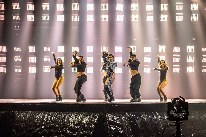 Chanel desvela su traje para Eurovisión en el primer ensayo del festival 