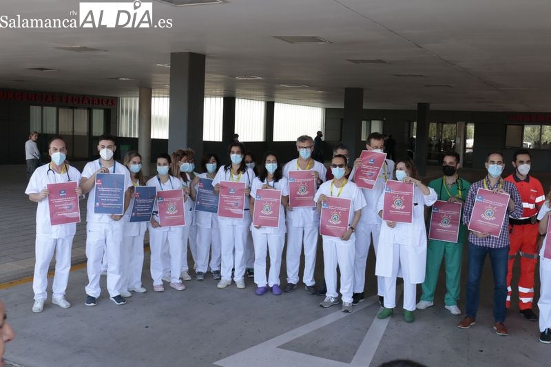 #EspecialidadUrgenciasYA, la reivindicación de profesionales del Hospital de Salamanca