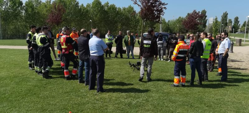 Fuerzas de seguridad de la provincia Salamanca se forman en el manejo de drones