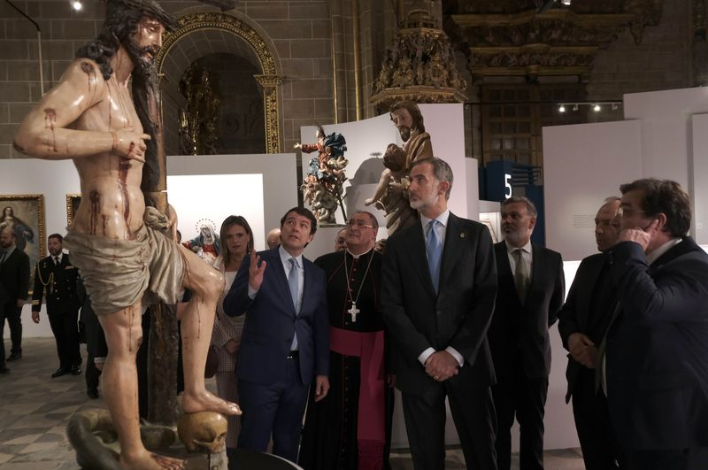 Felipe VI inaugura la exposición Transitus de la Fundación Las Edades del Hombre