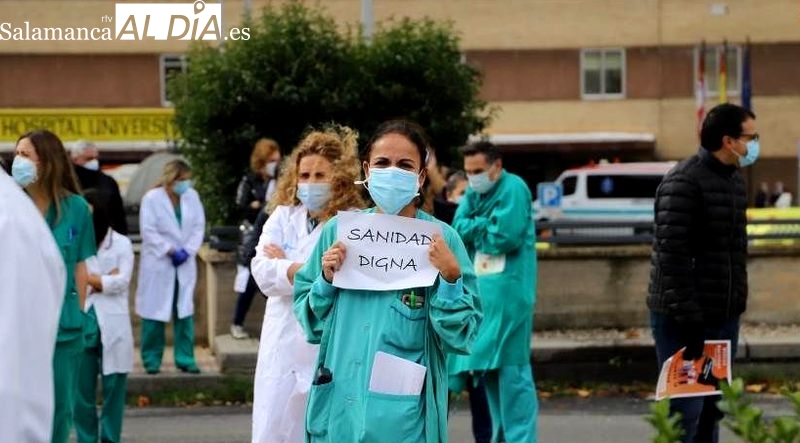Sanitarios del Complejo Hospitalario de Salamanca se movilizarán para reivindicar un aumento de la plantilla
