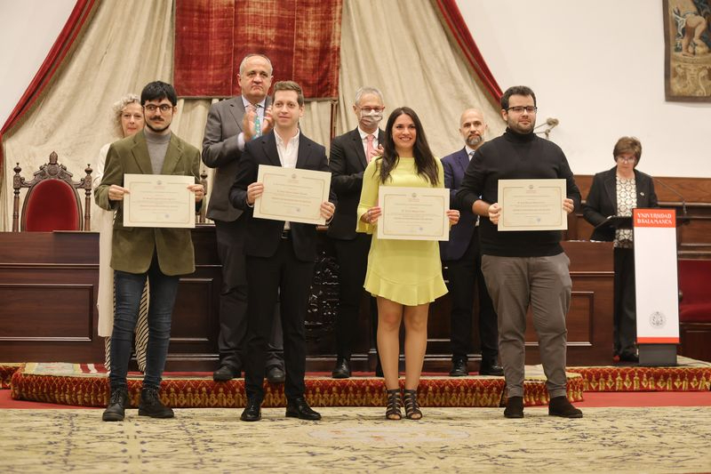 La Universidad de Salamanca reconoce a los mejores estudiantes de grado, de másteres y doctorado del curso 2020/21