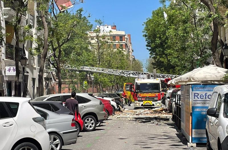 Una explosión en Madrid deja 17 heridos