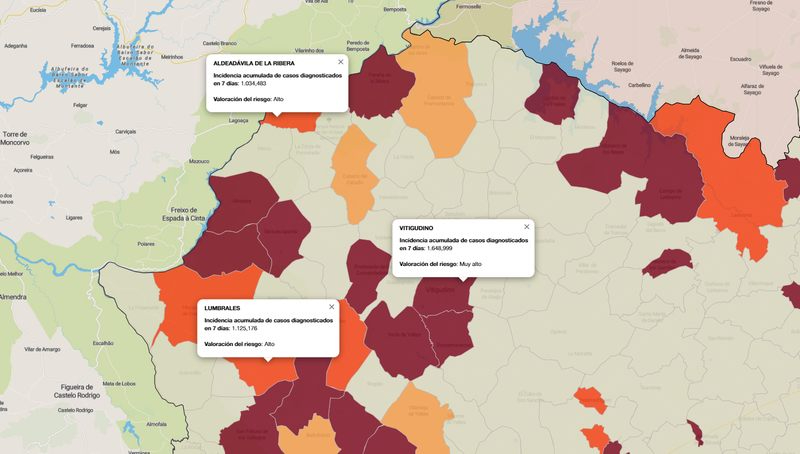 El número de municipios con contagios entre mayores de 60 años baja a 18