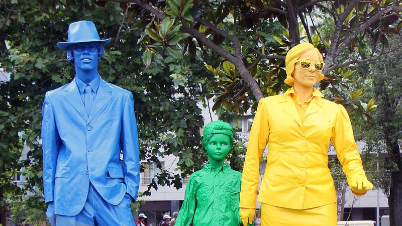 Encuentro Internacional de Estatuas Vivas en Espinho