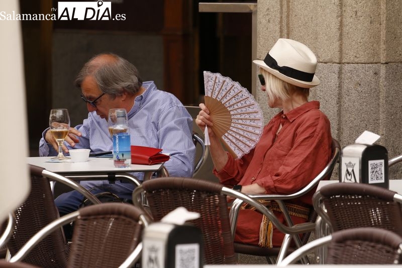 Así combaten los salmantinos la ola de calor