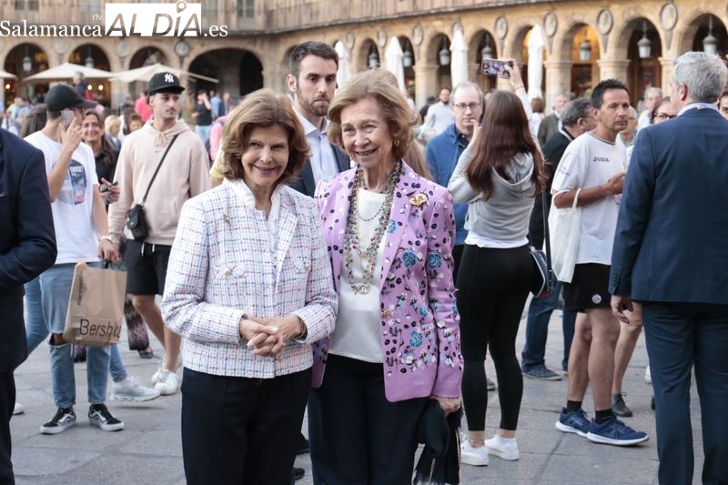 Visita de la Reina Sófia a Salamanca. Foto de David Sañudo