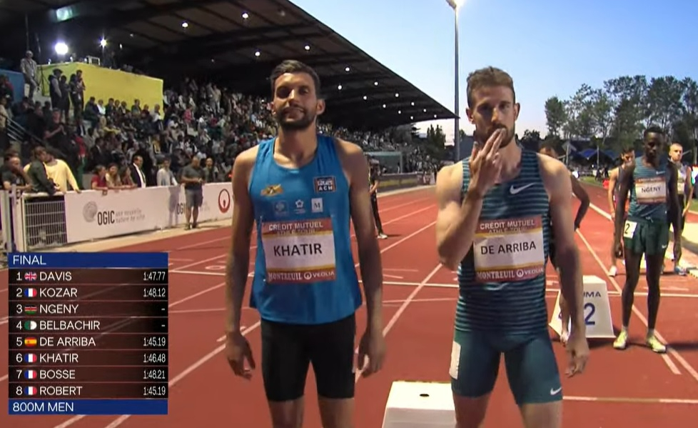 Álvaro de Arriba queda 5º, por delante del campeón olímpico, en un concurrido mitin en Francia