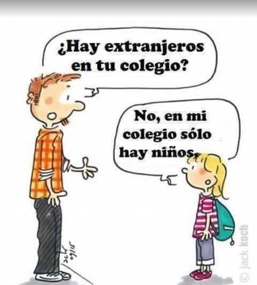 No puedo ser extranjero