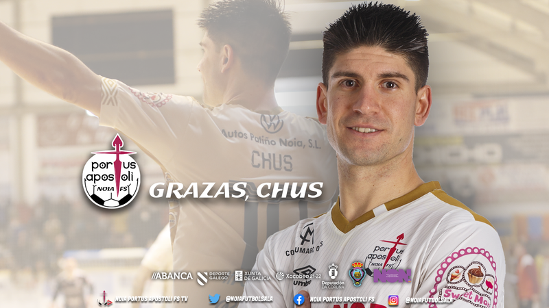 Chus se despide del Noia Portus Apostoli FS