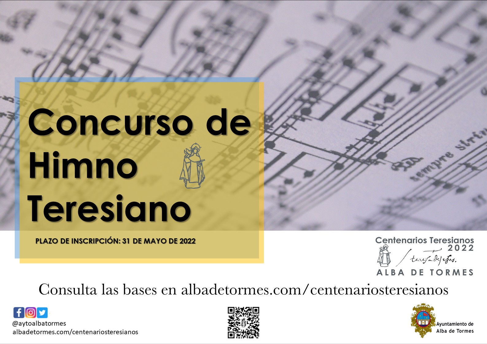 Desvelados los tres finalistas del Concurso de Himnos Teresianos