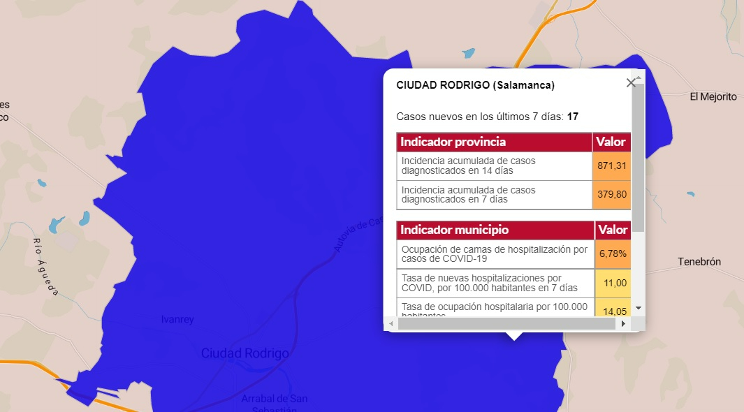 Al menos cinco localidades de la comarca suman casos entre los mayores de 60 años