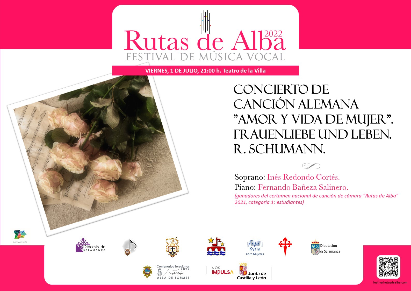 El ciclo de canción de cámara, conferencias y cursos da inicio el Festival de Música Vocal Rutas de Alba