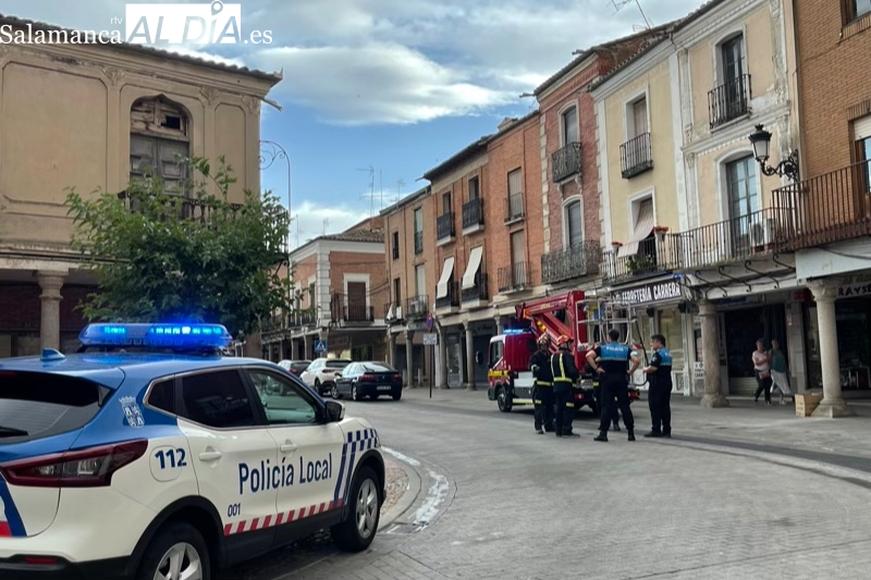La gran tormenta caída en Peñaranda deja hasta una veintena de avisos de emergencia en menos de una hora