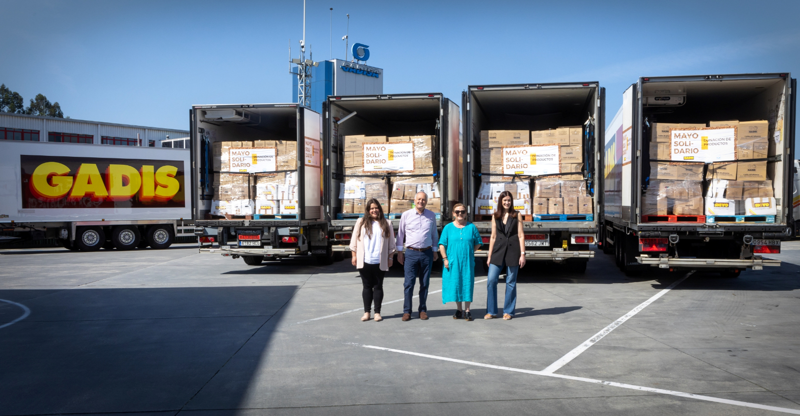 Gadis entrega 109.808 kilos de productos a once bancos de alimentos