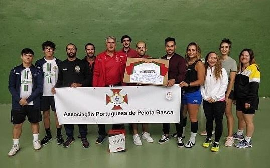 Pelotaris portugueses y franceses preparan en Ciudad Rodrigo el Mundial de Biarritz