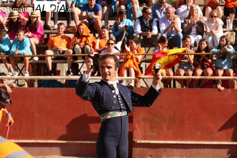 Festiva tarde de toros en Hinojosa de Duero con triunfo de Damián Castaño