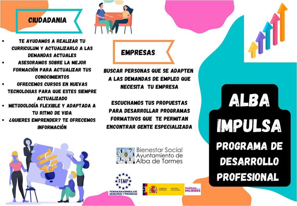 Alba Impulsa obtiene financiación de la FEMP y del Ministerio de Igualdad para su desarrollo