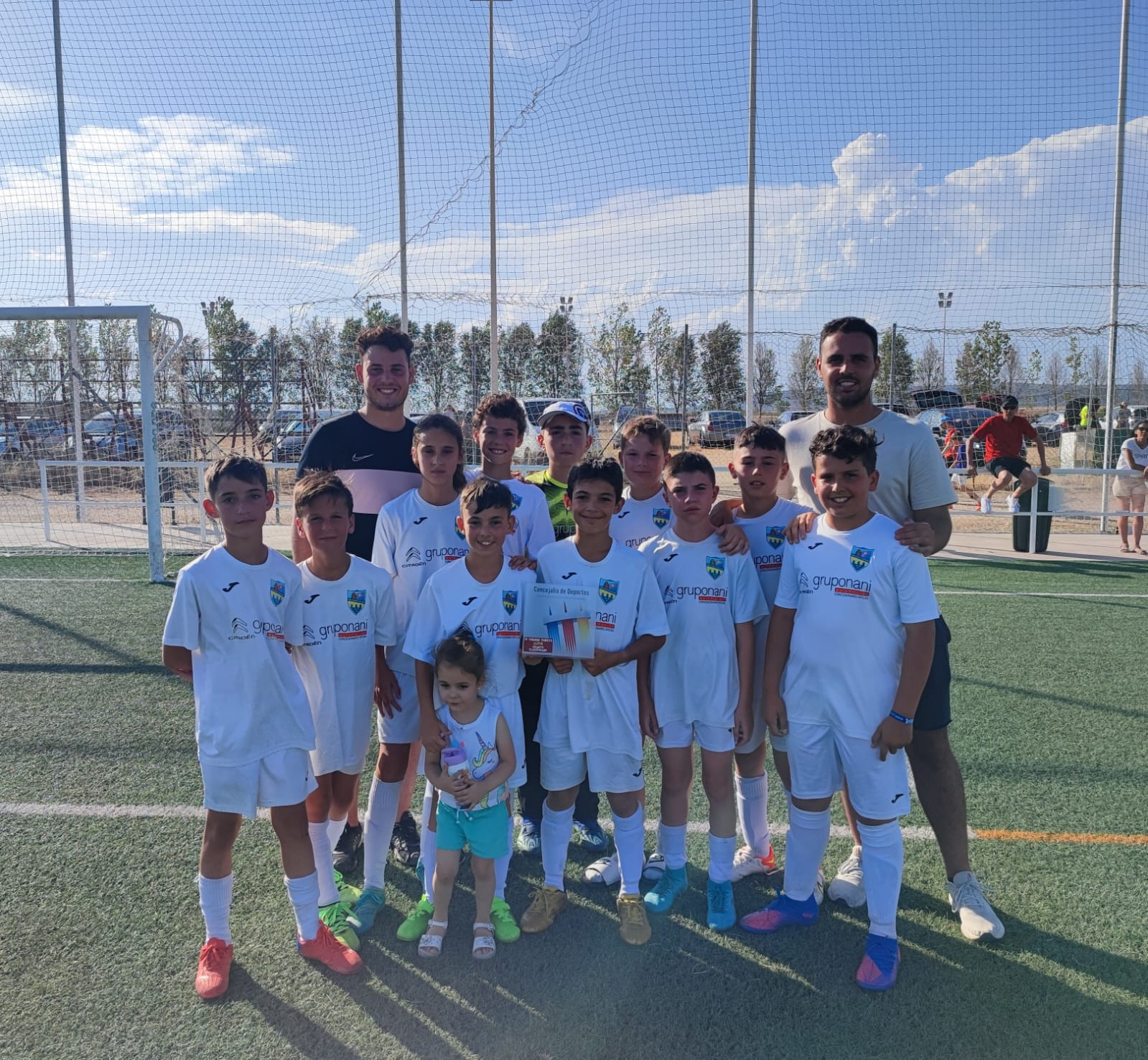 Cuarto puesto del Alevín del Alba de Tormes CF en Ciudad Rodrigo